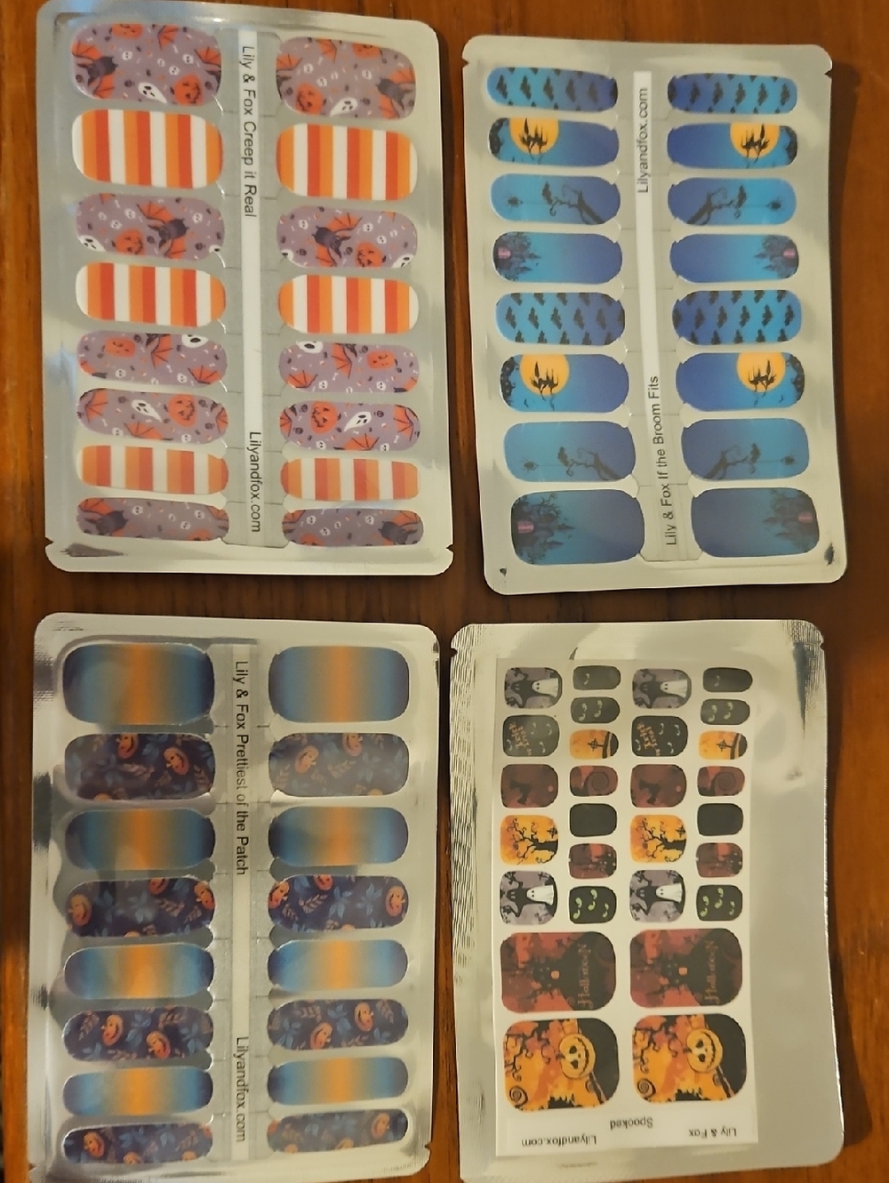 Bundle 5 Items For $25 - NWT LILY AND FOX Halloween Nail Wrap Set - Multicolor